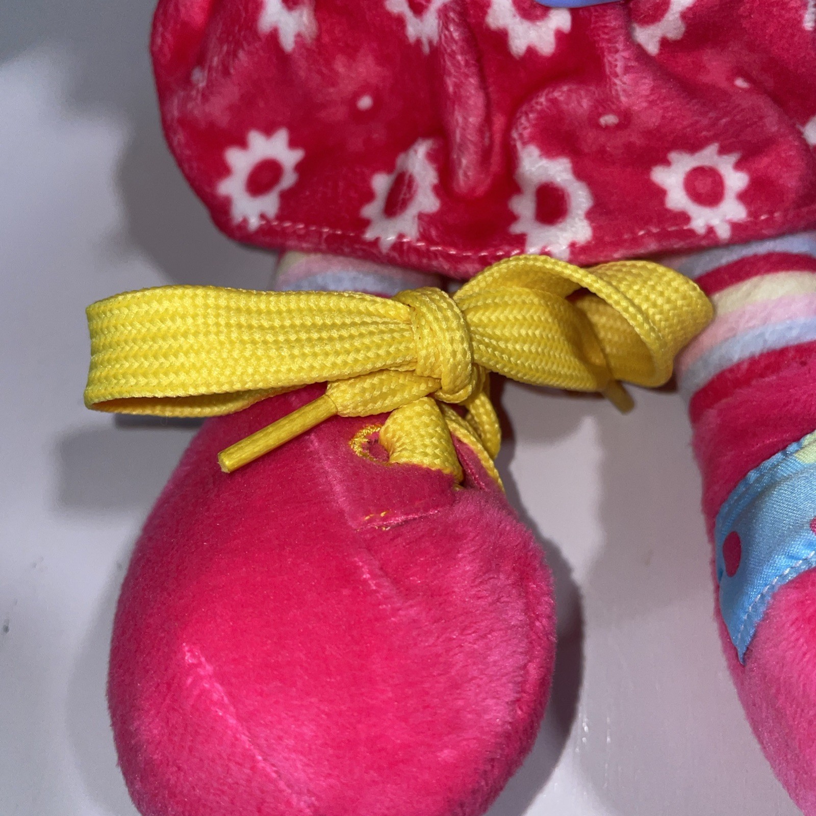 G40 Teach Snuggle Stuffs Sugar Snap Plush Learn to Dress Doll NWT Bow Zipper