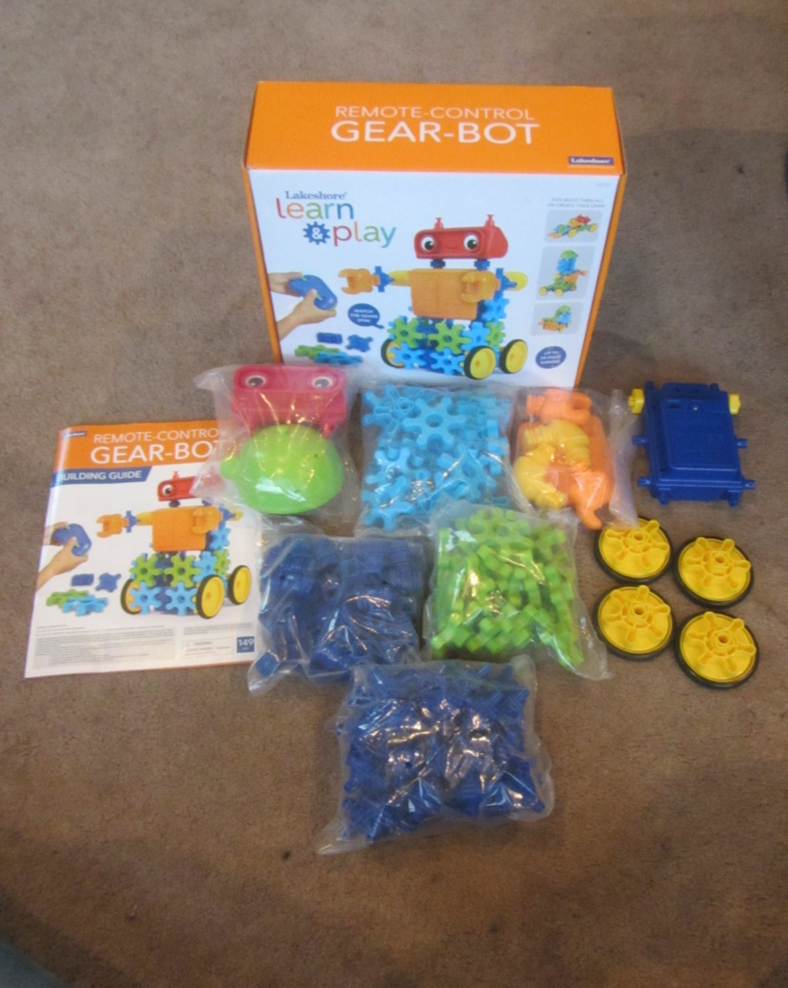 Lakeshore Remote Control Gear-Bot Building Blocks – NO REMOTE