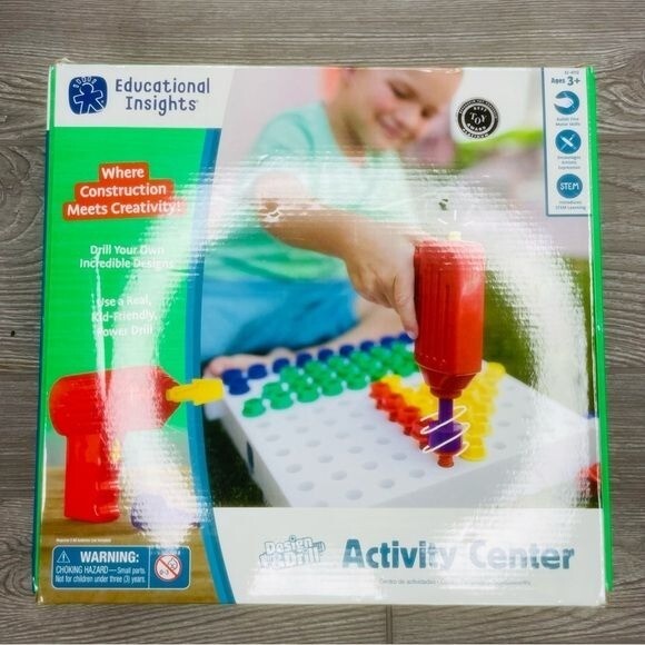 Nwt Educational Insights Design & Drill Activity Center pretend play toy game