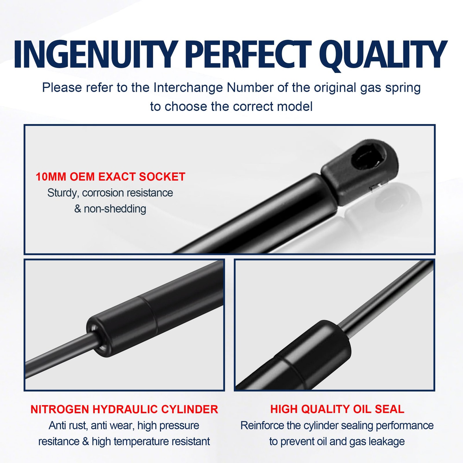 Rear Liftgate Hatch Tailgate Struts Lift Support Shocks for Lexus RX350 black