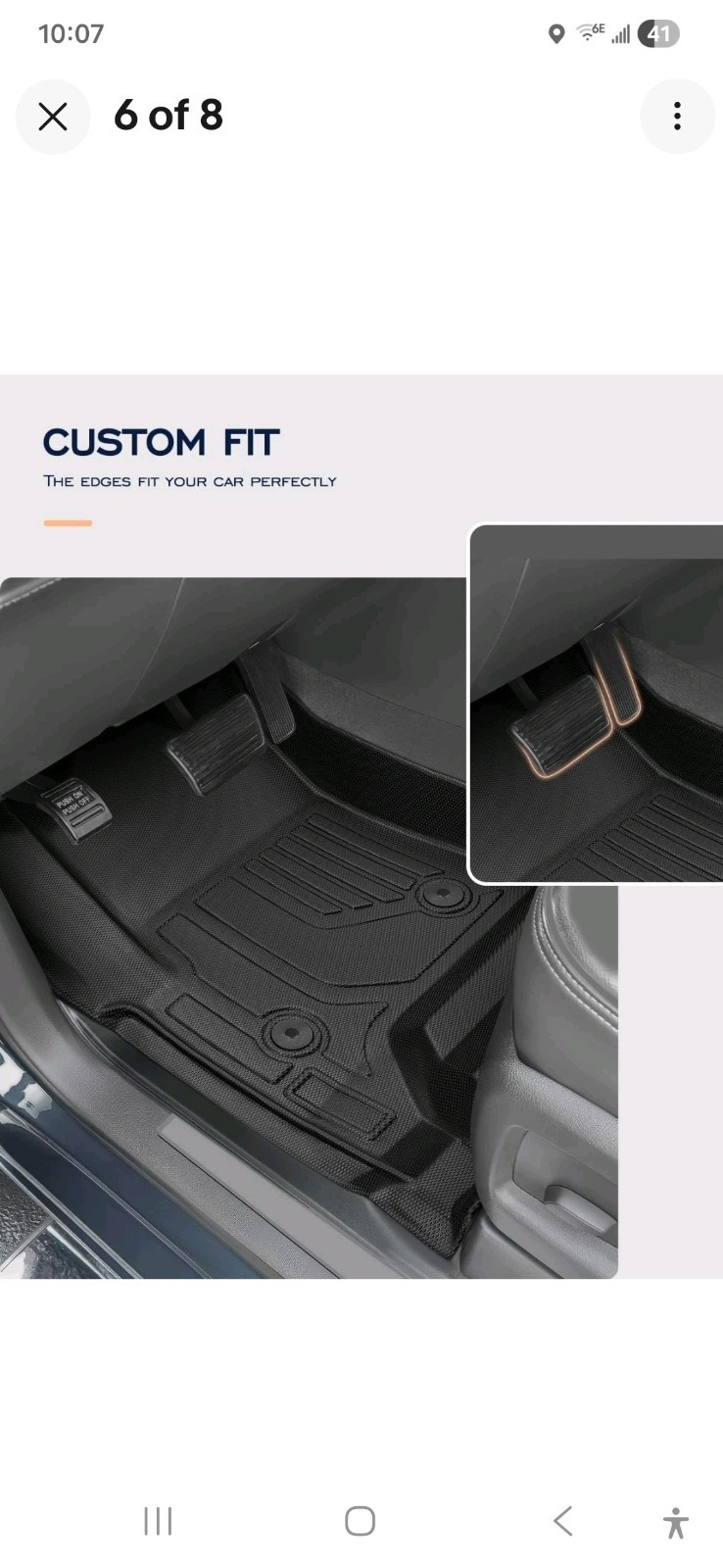 All Weather Floor Mats 2014-2018 for Chevy Silverado & GMC Sierra 1500, 2015-201