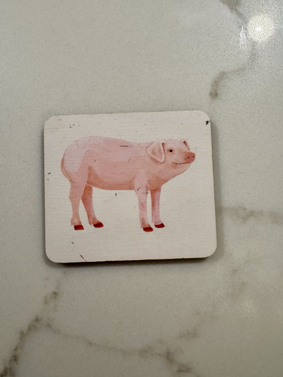 Lovevery Montessori Animal Match Pig Wooden Board Replacement Piece
