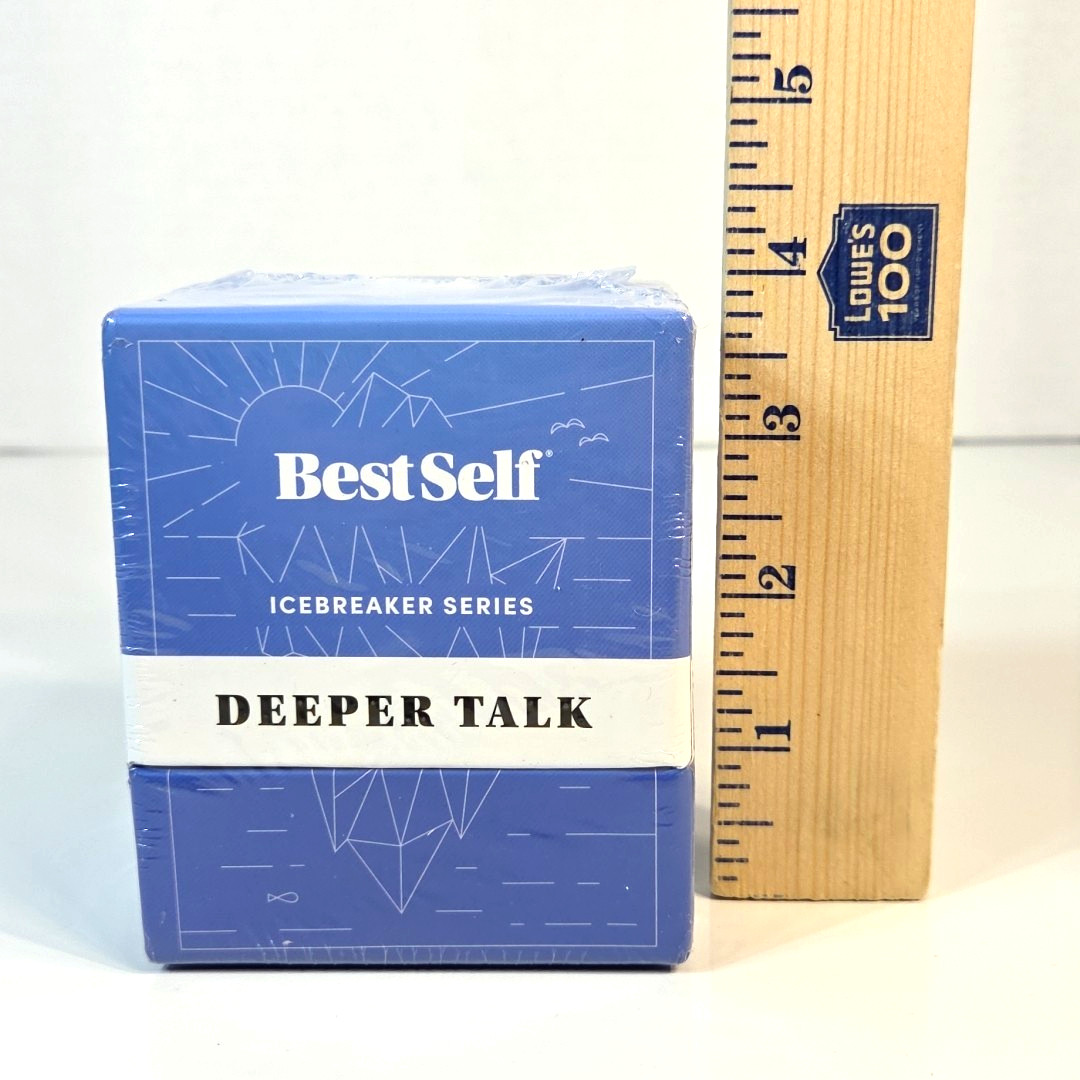 BestSelf Deeper Talk Icebreaker Series Card Game 170 Prompts New Sealed Box Gift