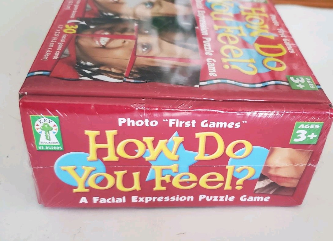 How Do You Feel Puzzle Game Emotions & Facial Expressions 1-5 Players Ages 3+