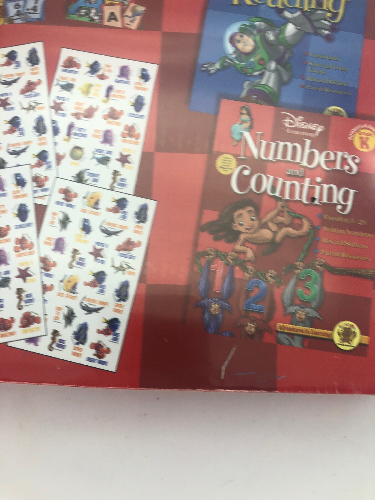 Disney Pixar Learning Activity Box Set Sealed Phonics Reading Math ABC Games NIB