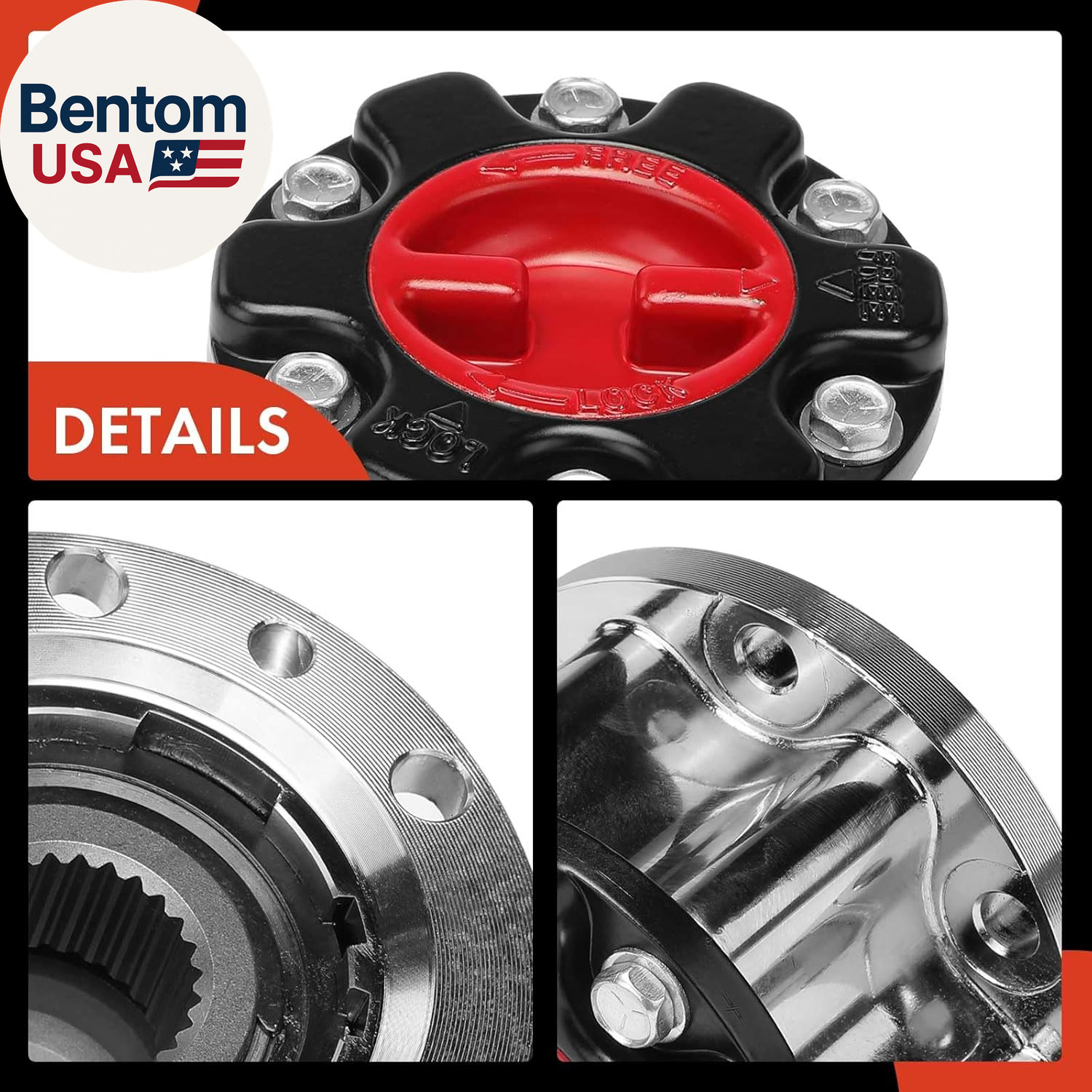 4WD Manual Locking Hub Actuator Compatible with Toyota 4Runner/Pickup 1986-1995,