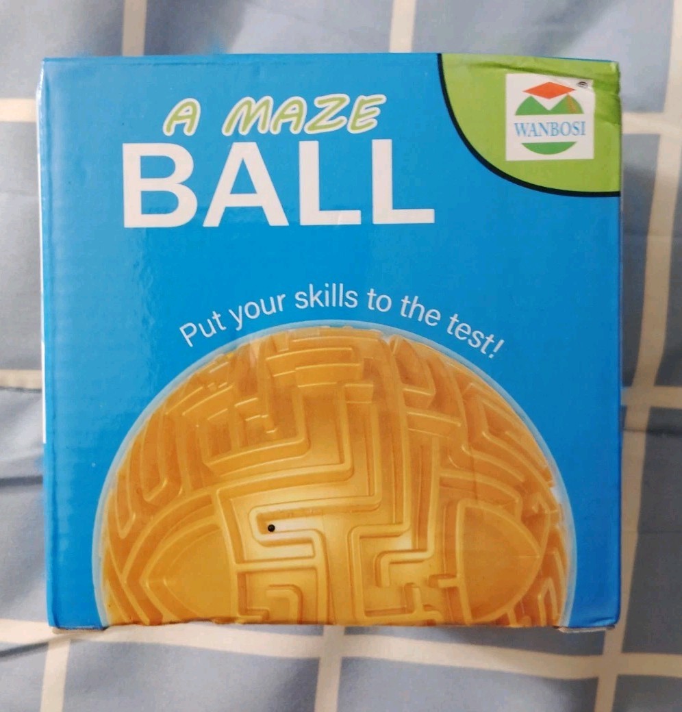 Gravity Cube Maze Ball Memory Sequential Ball Maze Puzzle Toy Gifts for Kids