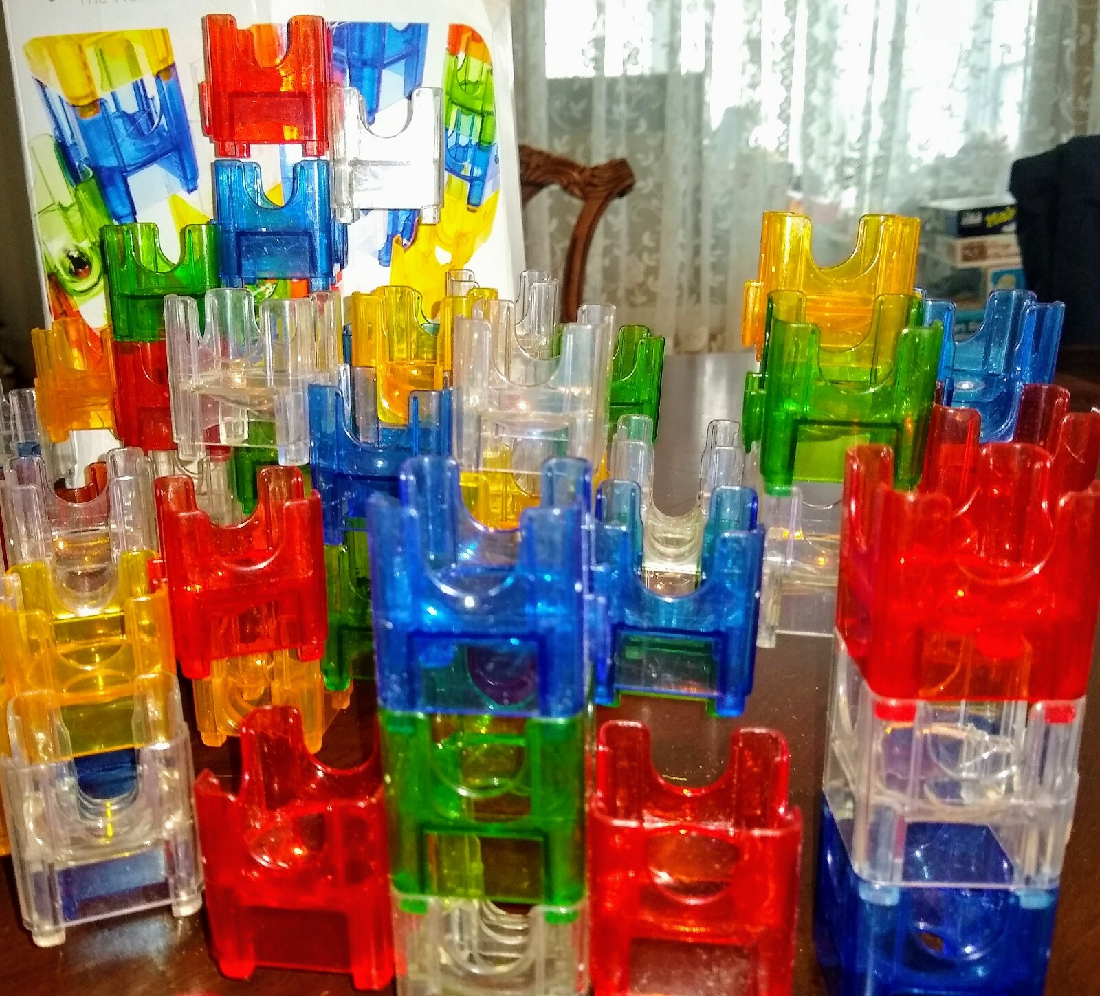 Mindware Q-BA-MAZE 2.0 Big Box 69 Pices 3 Metal Marbles Original Box No Booklet
