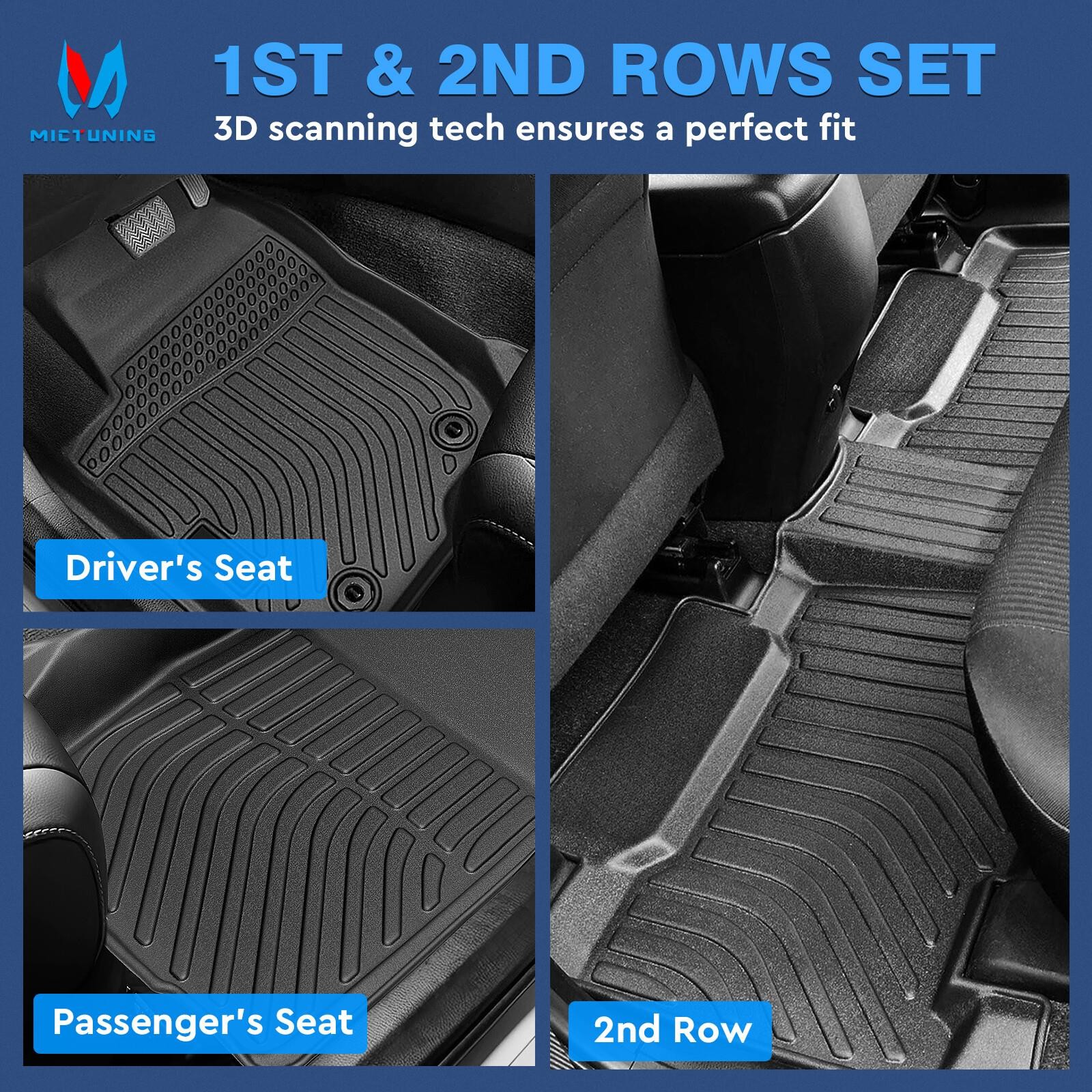 For 2013 – 2018 RAV4 Floor Liners OEM Toyota All Weather Mat Set All Weather
