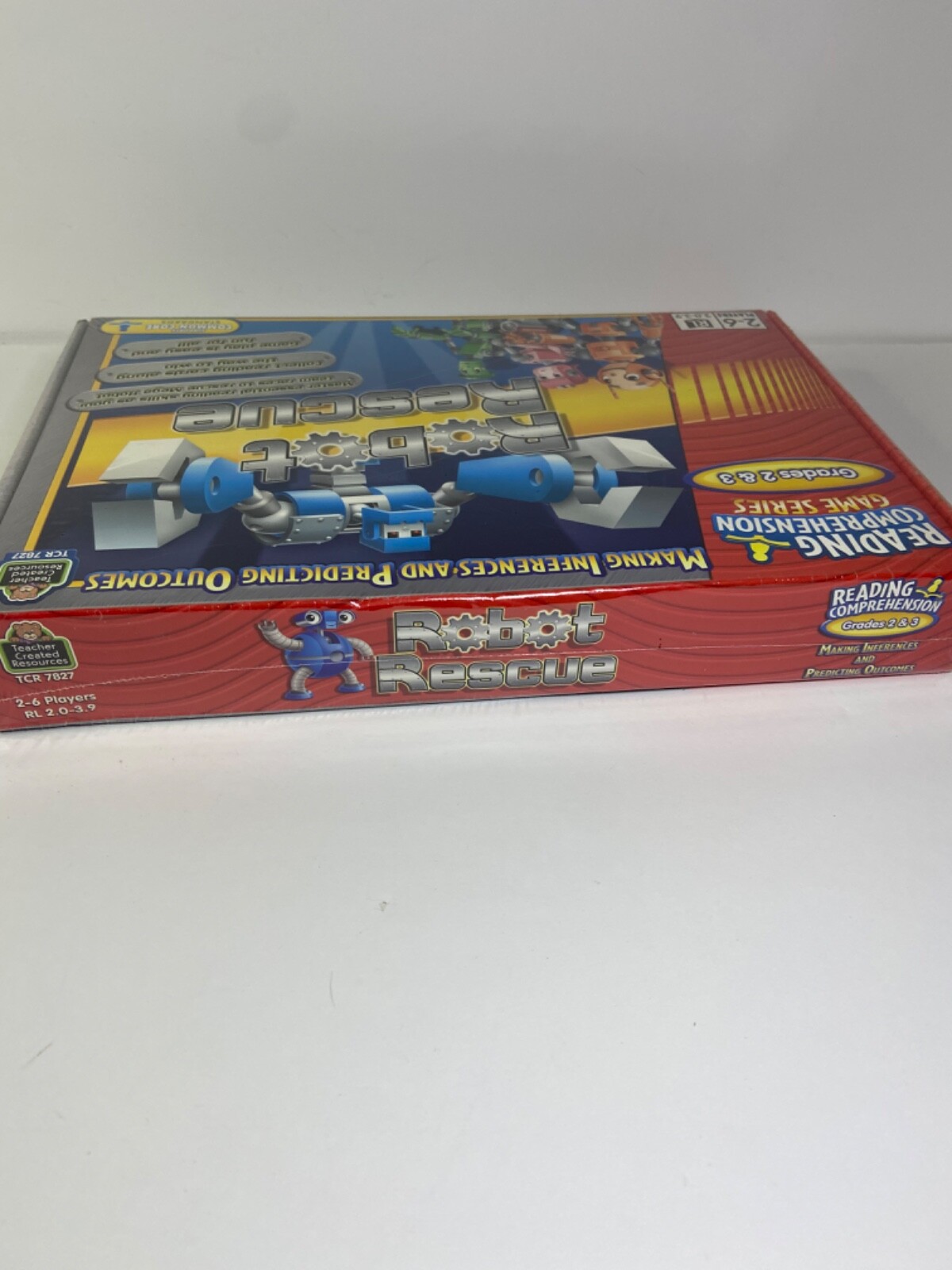 NEW Teacher Robot Rescue Grades 2 & 3 reading comprehension game TCR 7827 E3