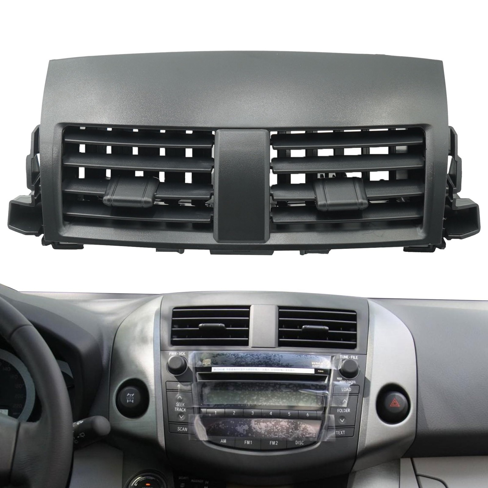 runfider Center Dash A/C Outlet Air Vent Panel Cover for