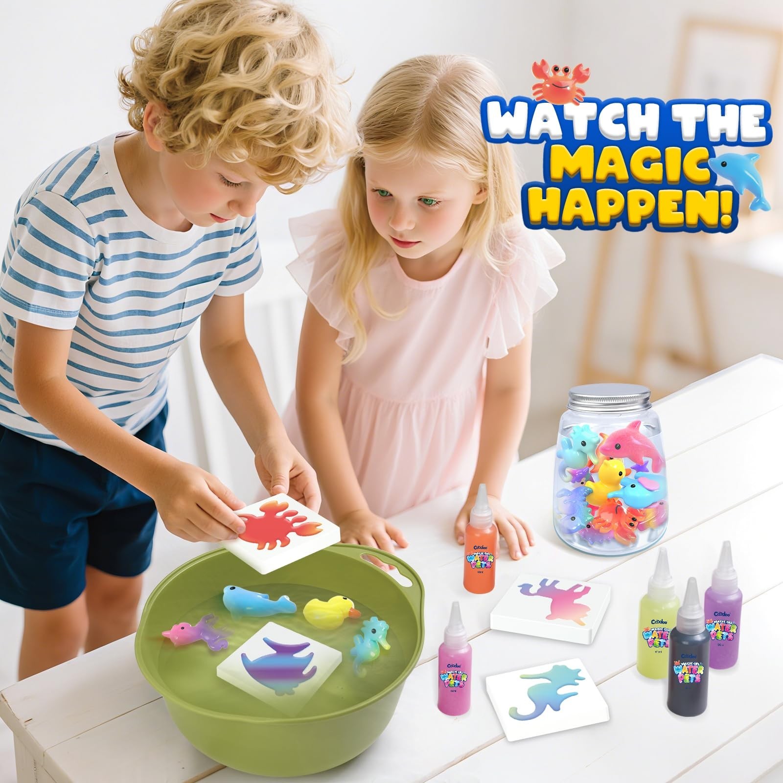 Magic Water Elf Toy Craft Kits for Kids, DIY Your Own Aqua Fairy Water Pets &…