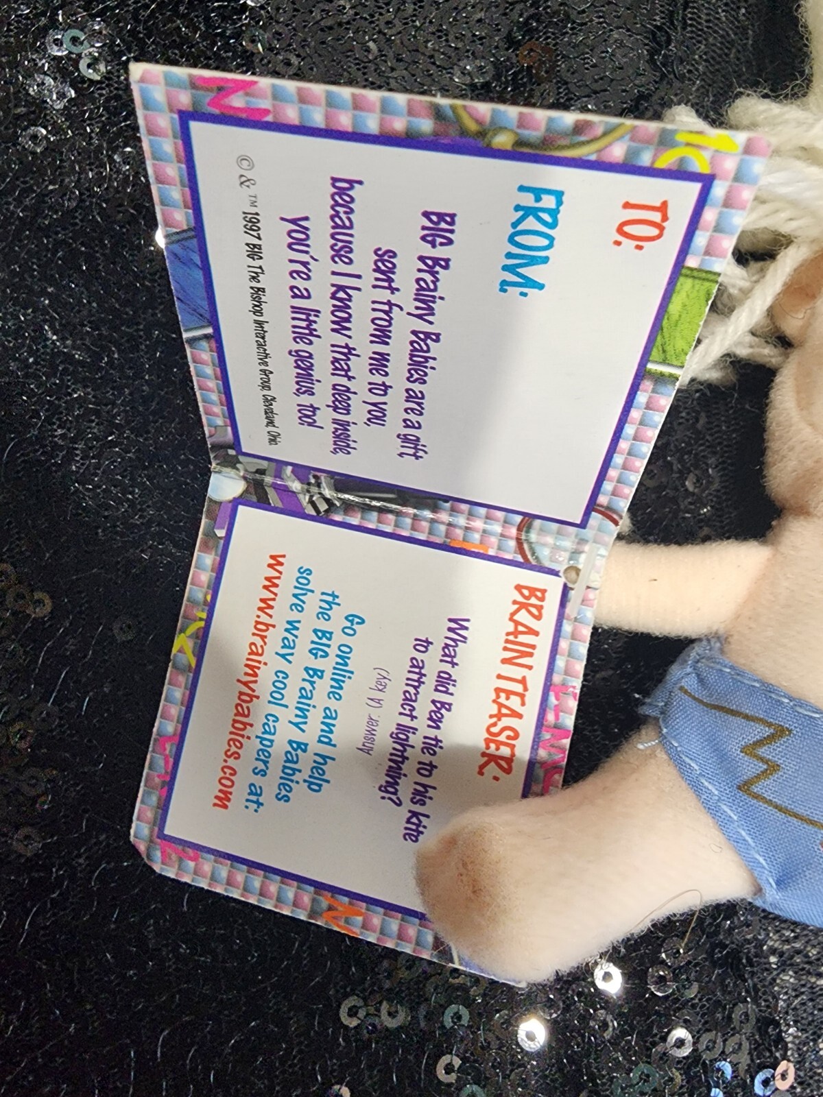 BIG BRAINY BABIES-ALBERT EINSTEIN-Plush Little Genius Keychain Teacher Gift