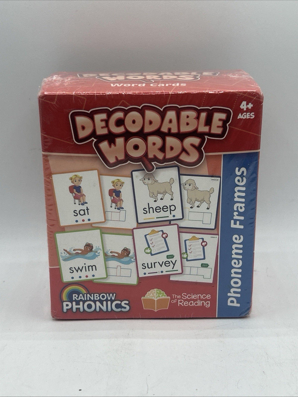 Rainbow Phonics: Decodable Words 160 Flash Cards Brand New SEALED