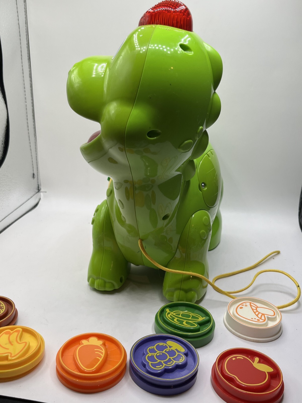 Vtech Chomp Count Dino 7 Chip Interactive Learning Toddler Toy 12″ Lights Music