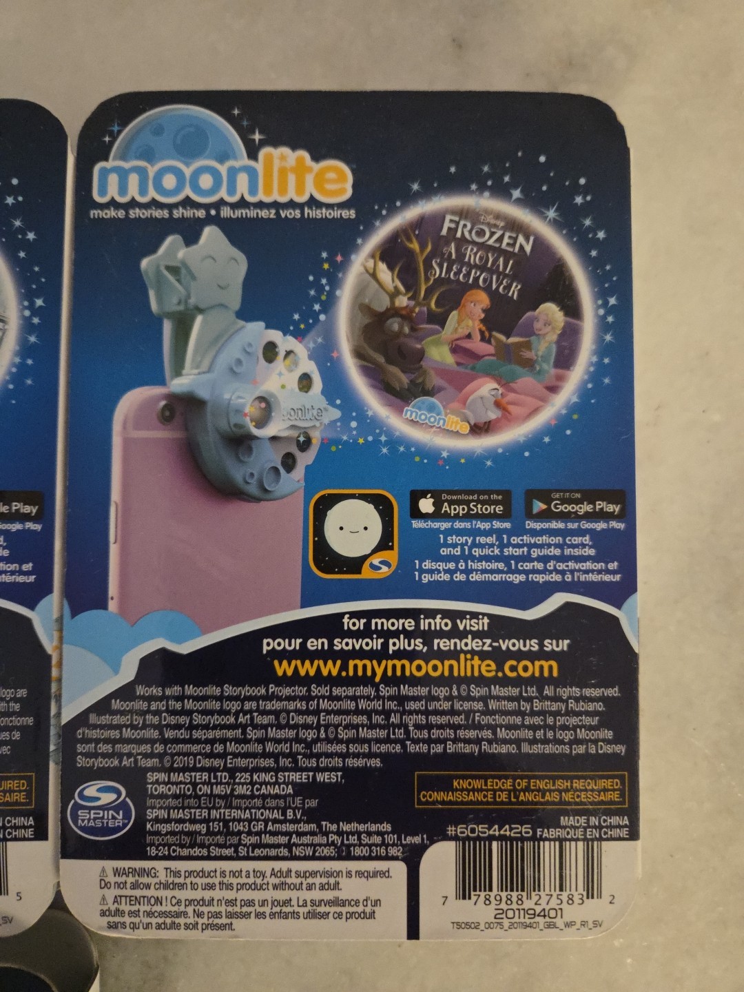 Lot Of 4 Moonlite Storybook Projector Story Reel Goodnight Moon Disney Frozen
