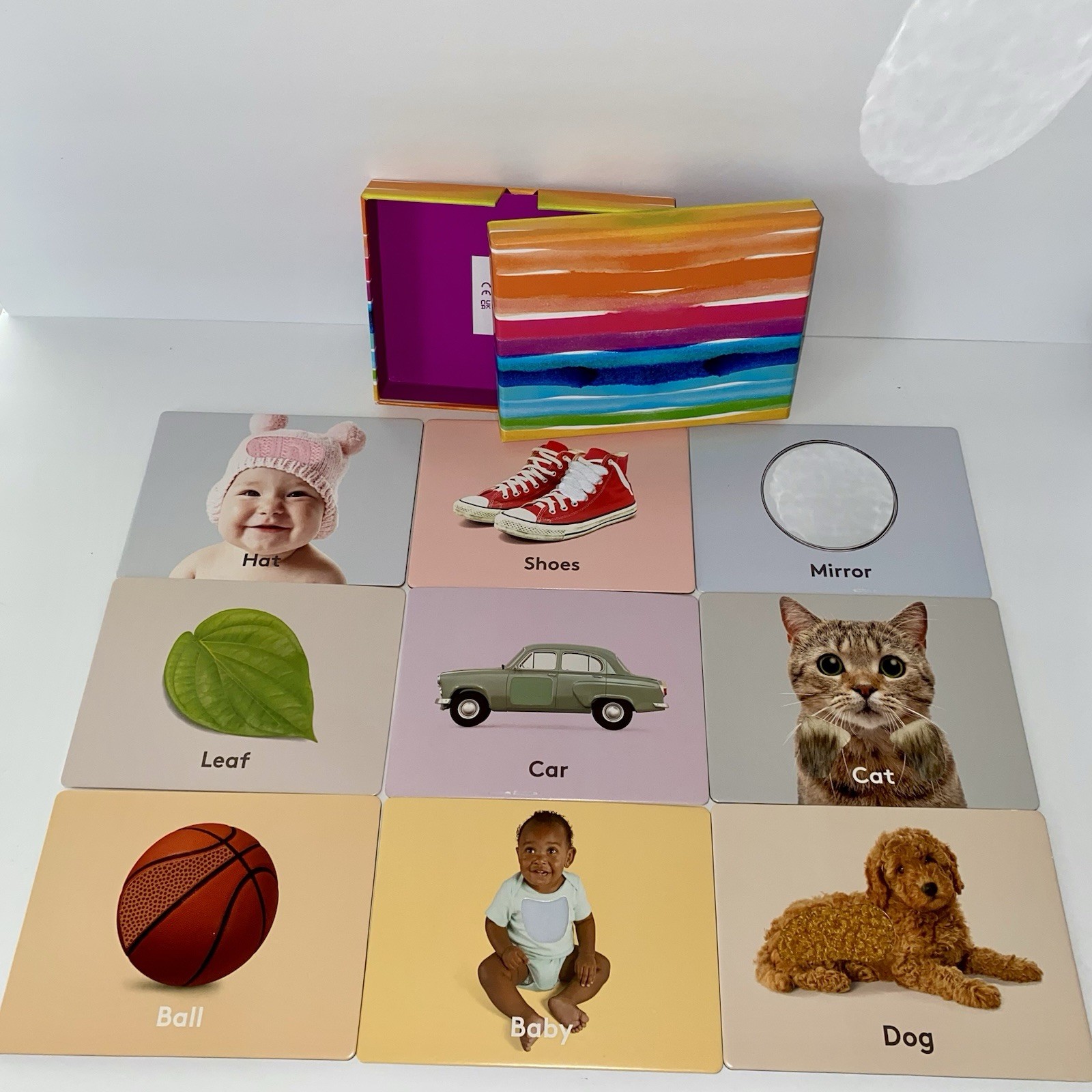 Lovevery Things I See Textured Flash Cards Set with Box from Inspector Play Kit