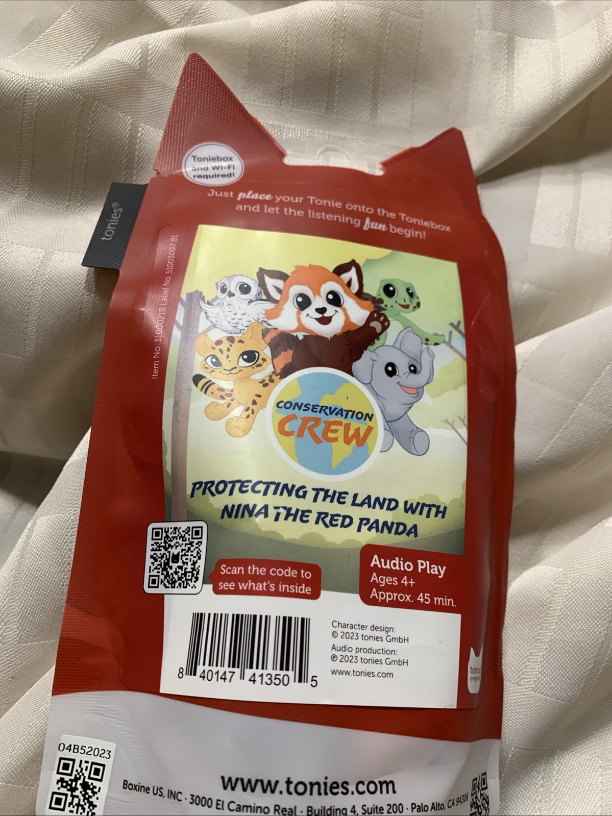 Tonies Protecting the Land with Nina the Red Panda – NEW & SEALED!