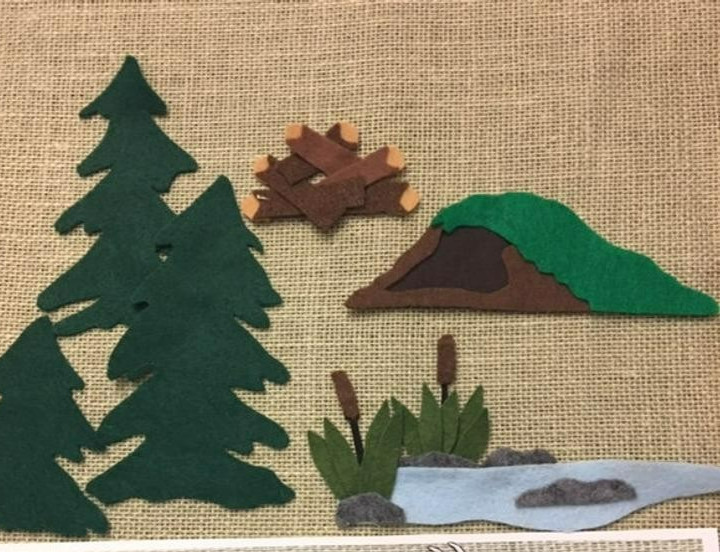 The Gruffalo Sample Set for Felt or Flannel Board Play