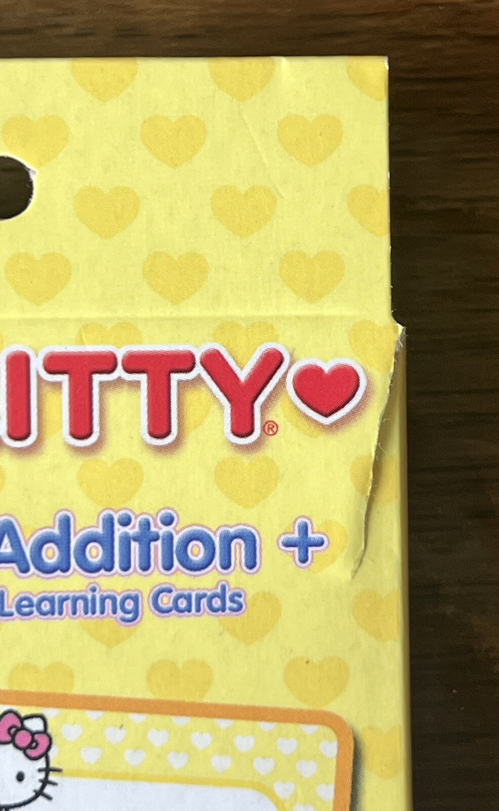 Sanrio Hello Kitty Flash Cards Addition Learning Cards 2014 Complete