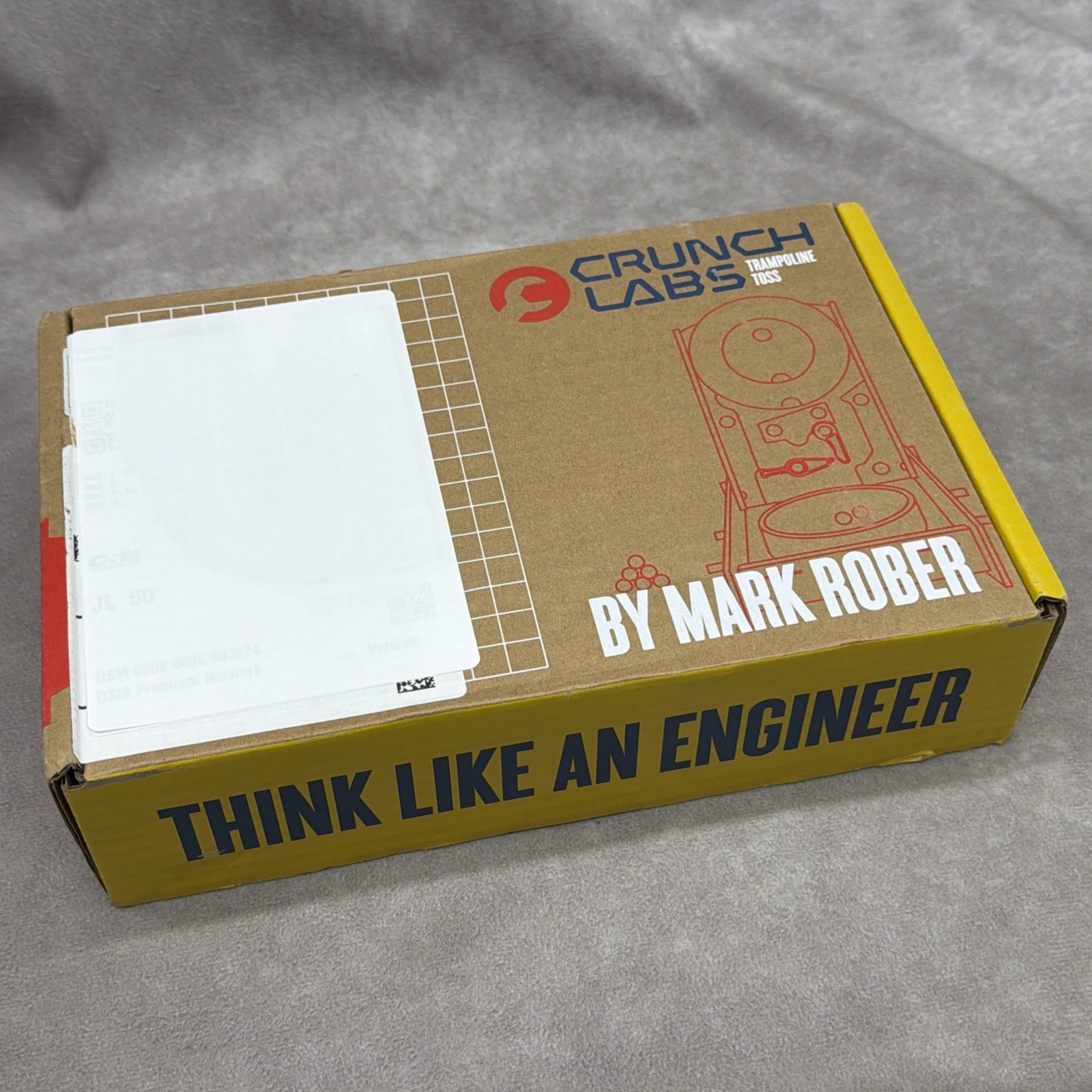Crunch Labs Trampoline Toss Build Box by Mark Rober STEM Kit New Open Box