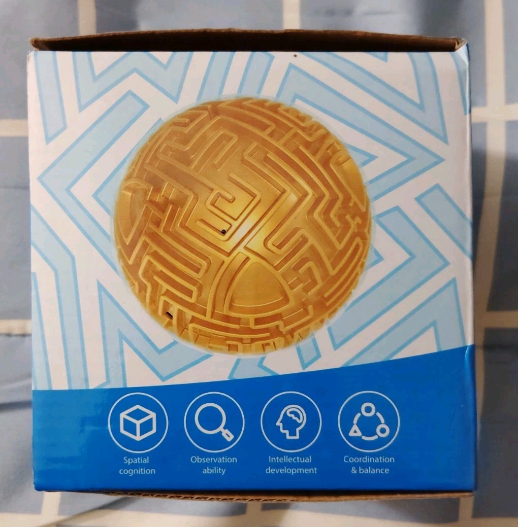 Gravity Cube Maze Ball Memory Sequential Ball Maze Puzzle Toy Gifts for Kids