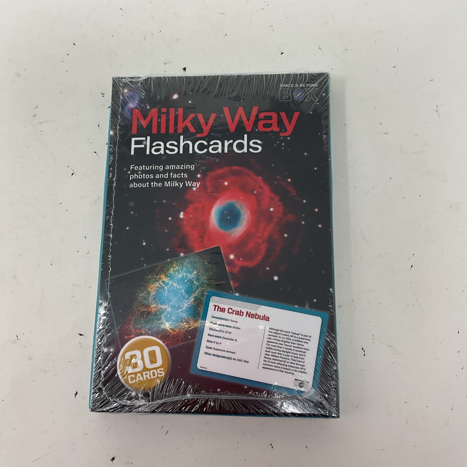 New Space And Beyond Box Milky Way Galaxy 4 X 6 Flash Cards Vintage 90s