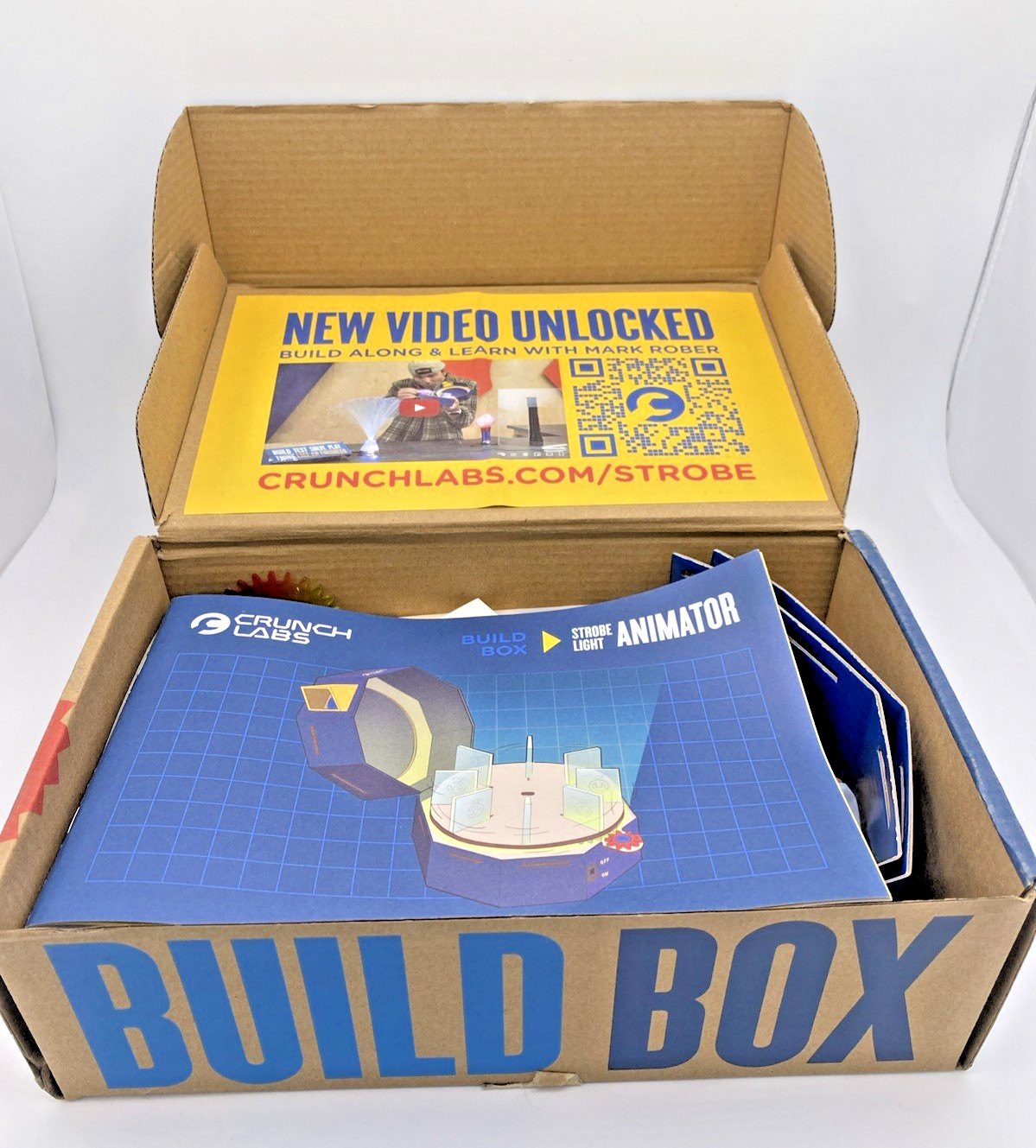 Crunch Labs Strobe Light Animator Builder Box Mark Rober STEM Kit
