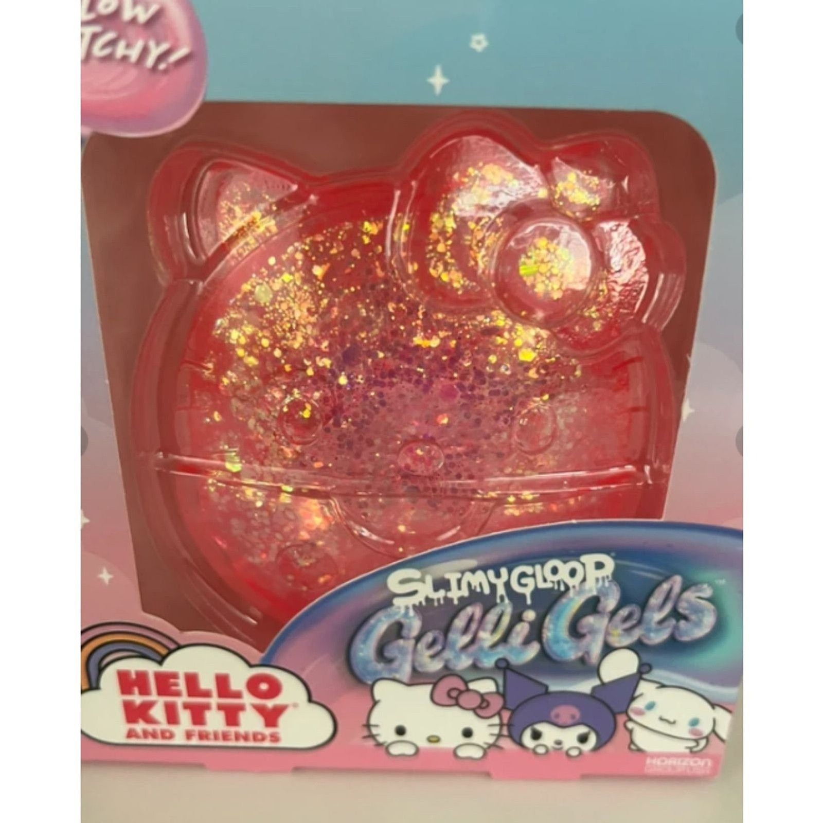 Hello Kitty, Slow Rising Sensory Squeeze Toy with Glitter