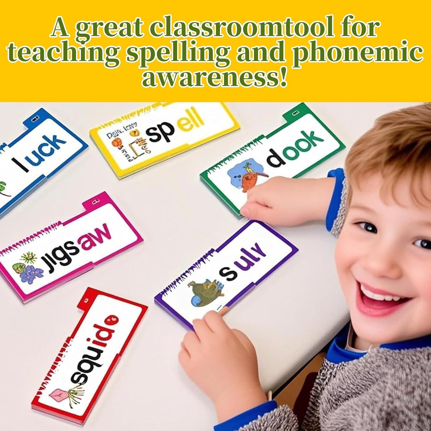 30 Read Word Families, Sight Words, ABC Phonics Flash Cards,Reading Learning Set