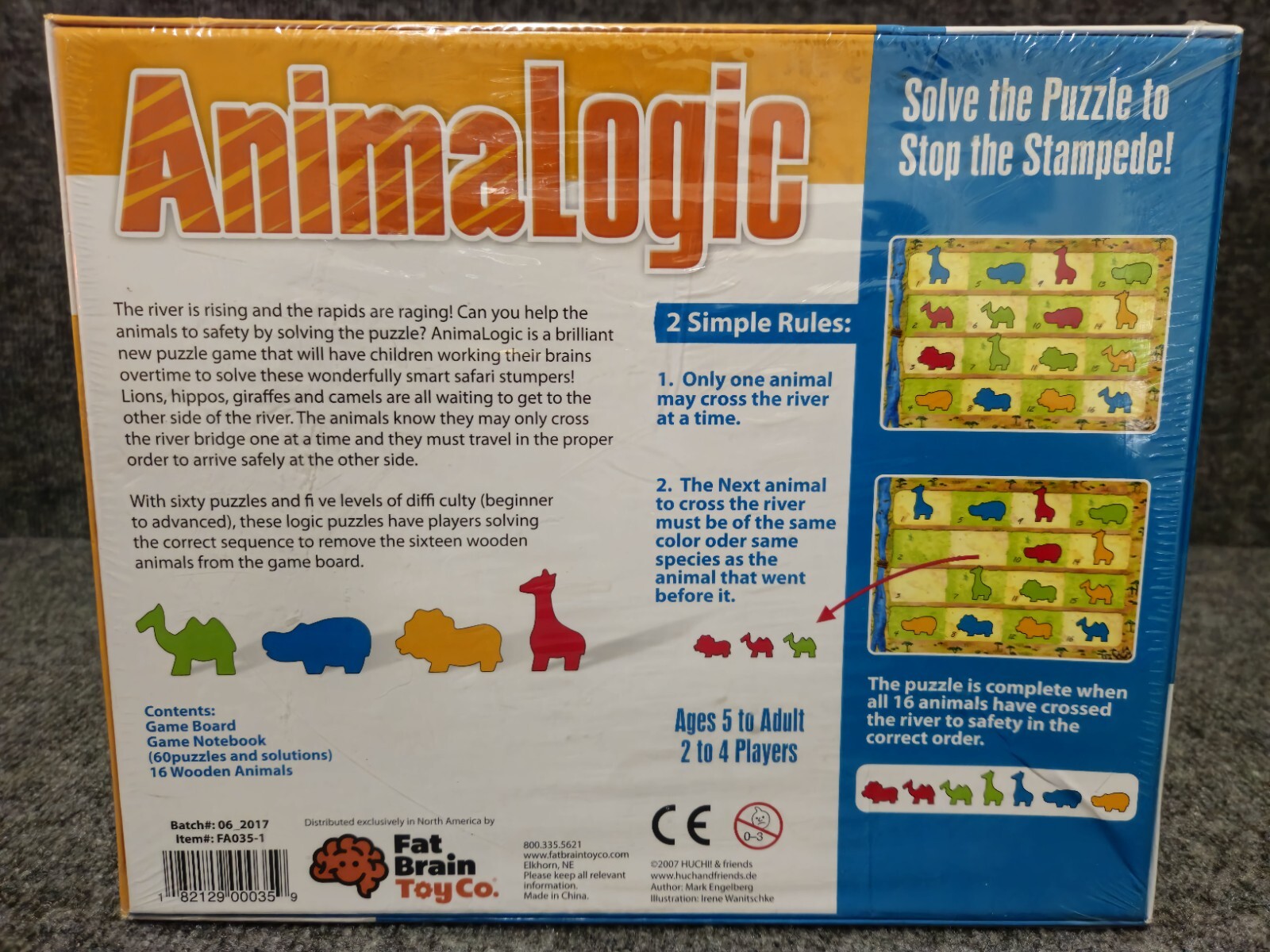 ANIMALOGIC Solve the Puzzle to Stop the Stampede Game