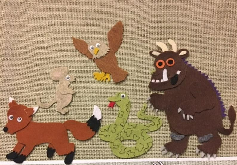 The Gruffalo Sample Set for Felt or Flannel Board Play