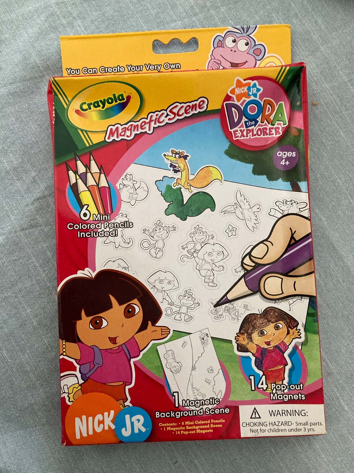 Vintage Nickelodeon Dora The Explorer Magnetic Scene Setters Dora & Friends NEW