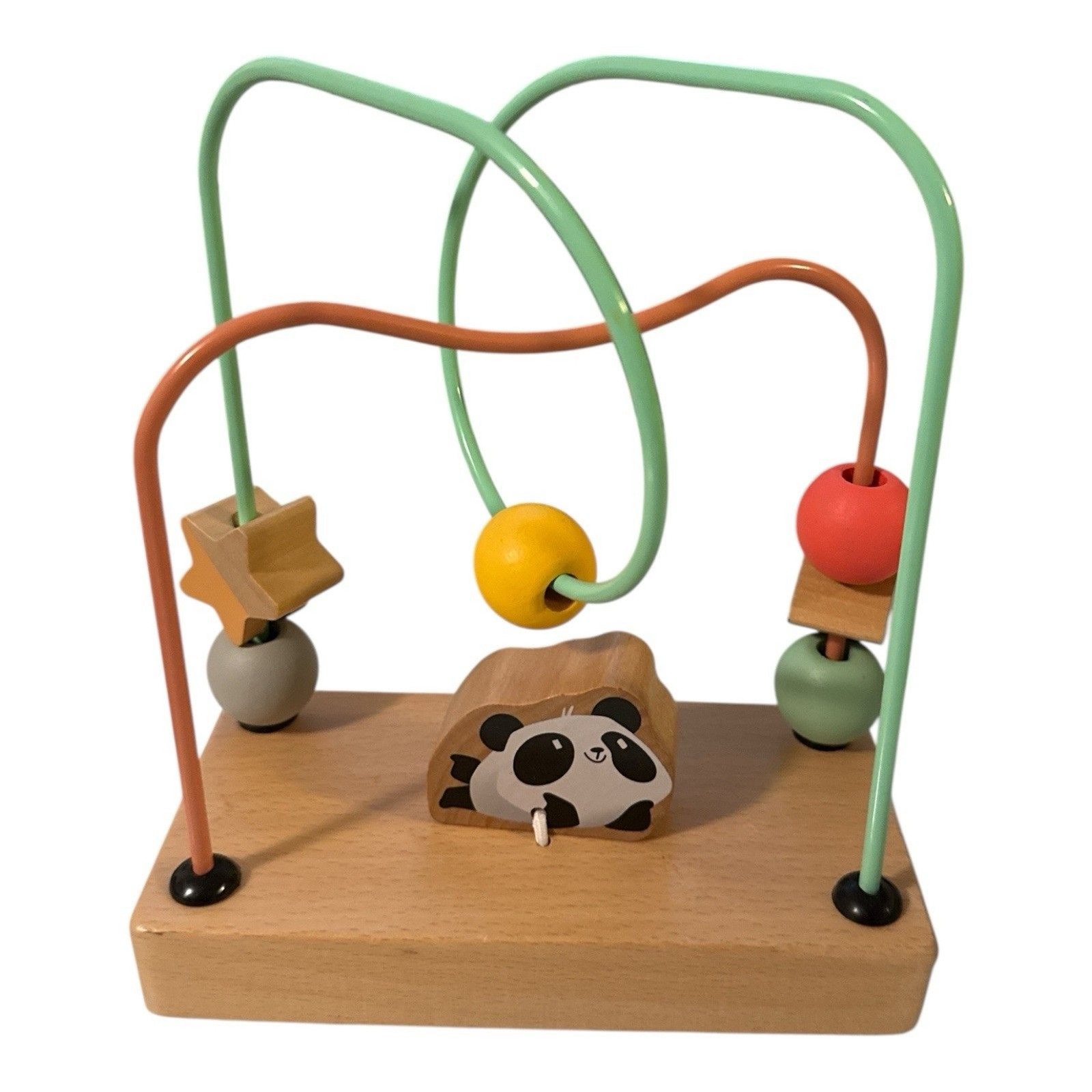 Panda Crate Explore With Me Tissue soft box and bead maze baby development toys