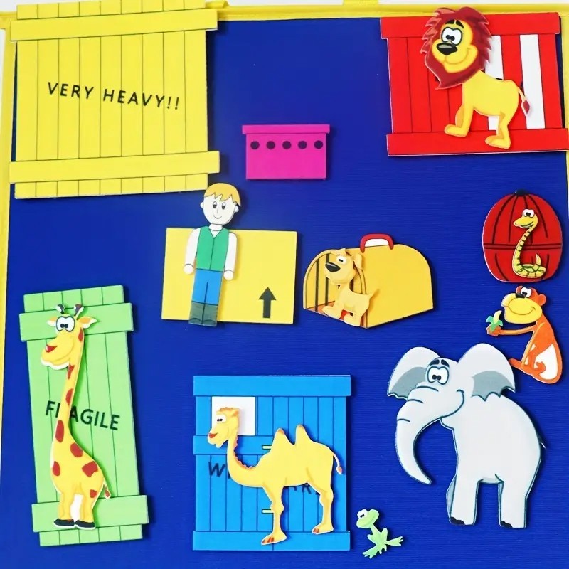 Dear Zoo Felt Story Set, Educational Preschool Toys, Storytelling Classroom Tool
