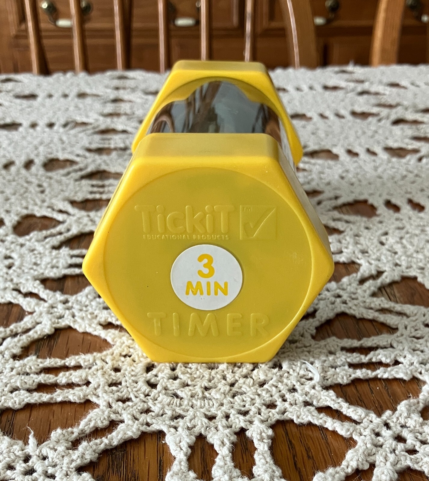 Tickitz Educational Products 3 Minute Yellow Sand Timer