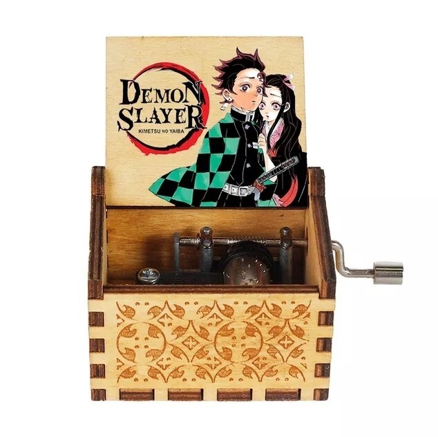 Demon Slayer Music Box Tanjiro Nezuko Vintage Antique Melody
