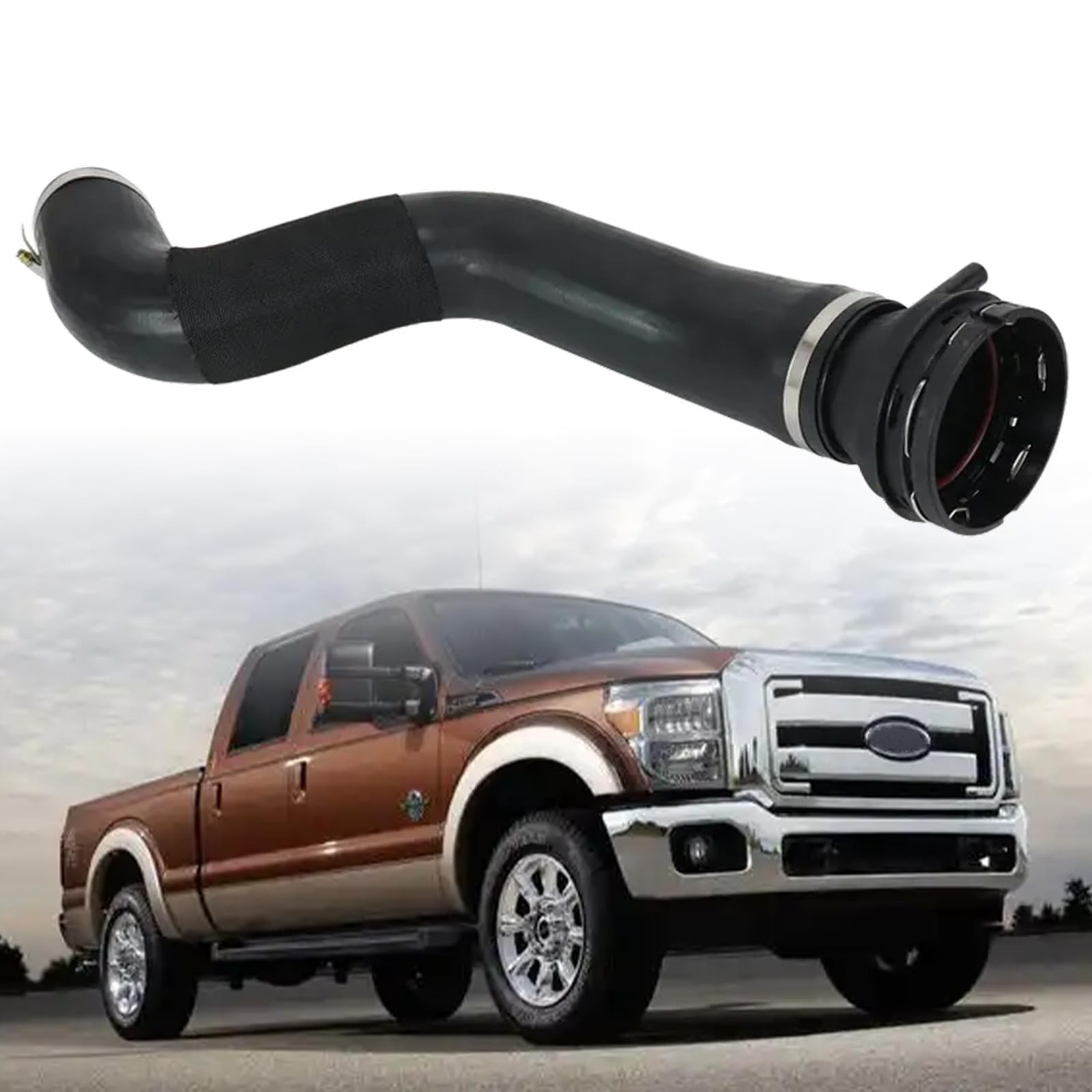 Upgraded Super Turbo Intercooler Outlet Tube Hose Duct for Ford F-250 F-350 F…