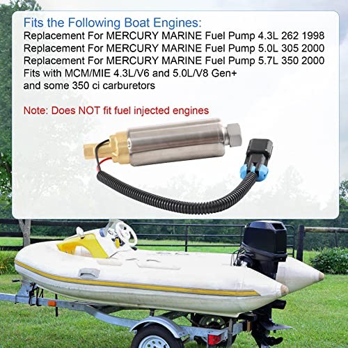 JDMSPEED New Electric Fuel Pump 861155A3 Replacement For Mercury Mercruiser