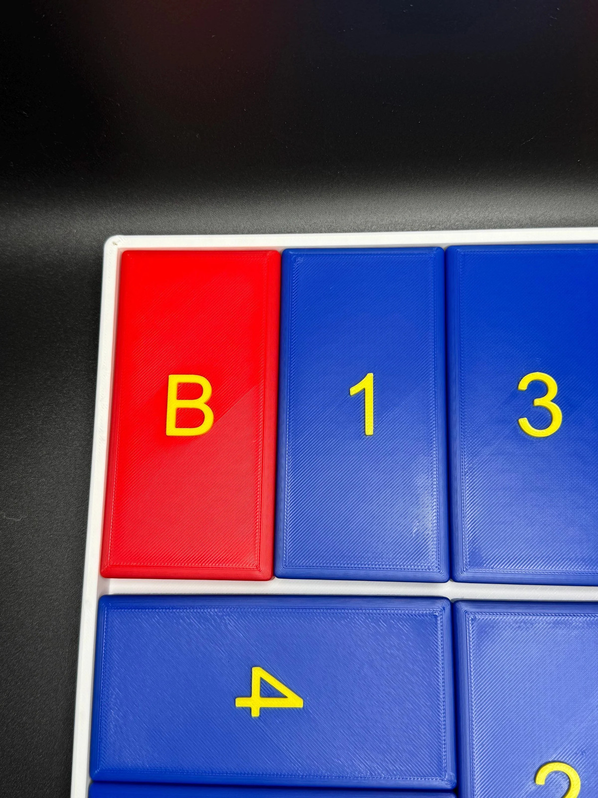 The A and B Puzzle – Modern Recreation of a Classic Sliding Puzzle – Large 3D