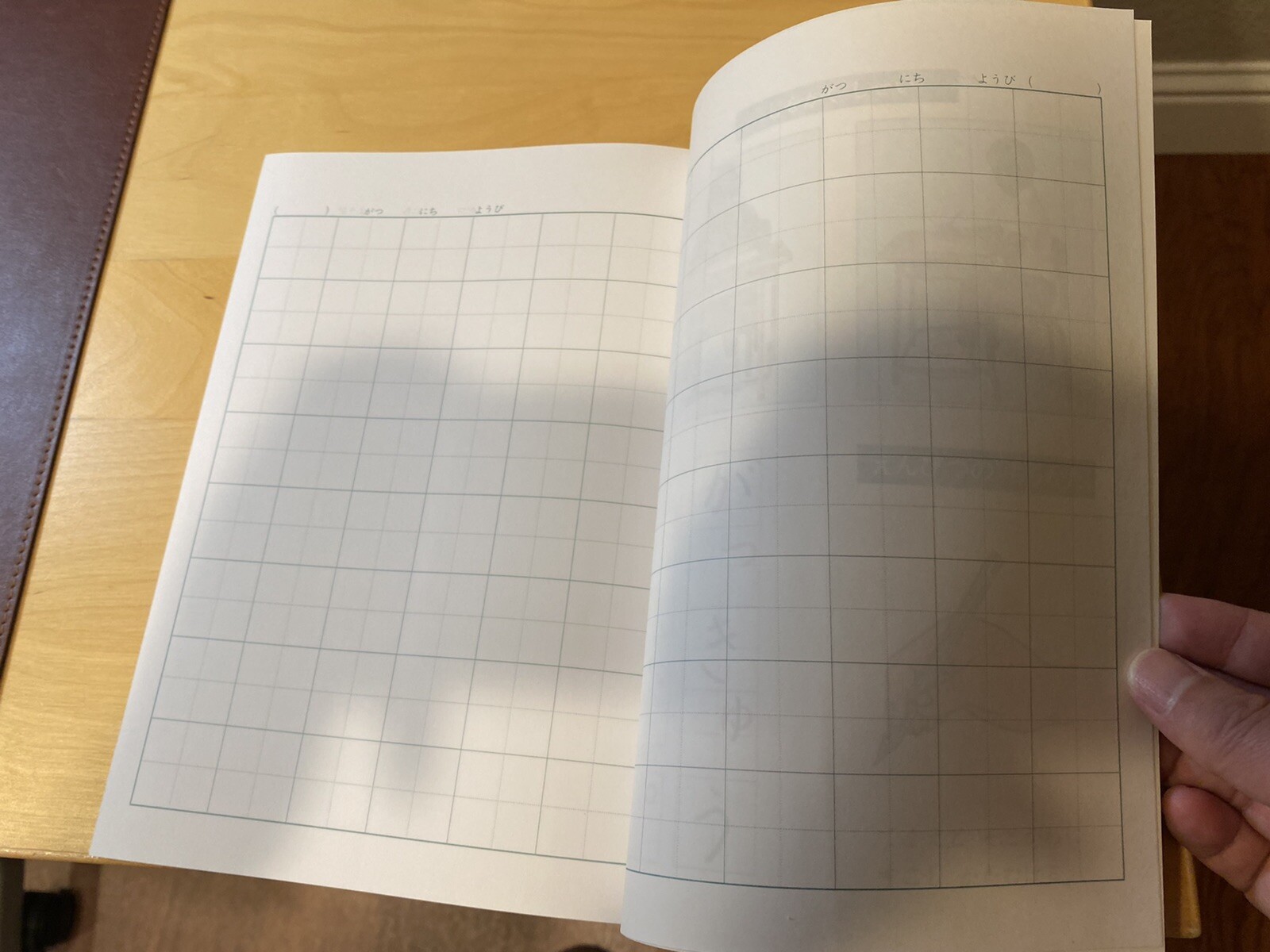 New Japanese language blank notebook kokugo 6 x 8 masu squares nihongo