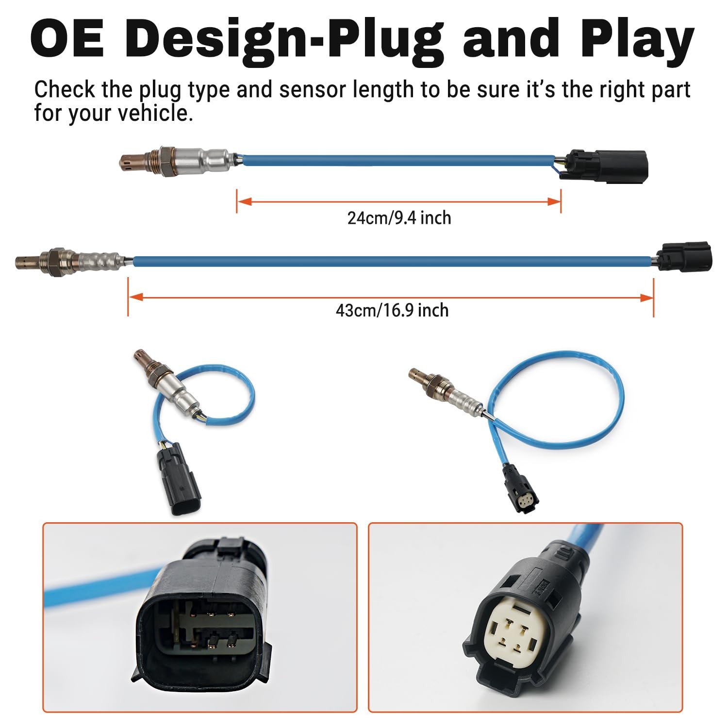 4 PCS O2 Oxygen Sensor Upstream Downstream for Ford Escape Explorer F150