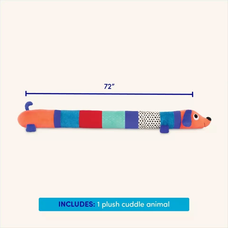 Battat Cuddle & Play Pup 6-FootLong Plush Puppy, Toddler and Preschool Toys 18m+