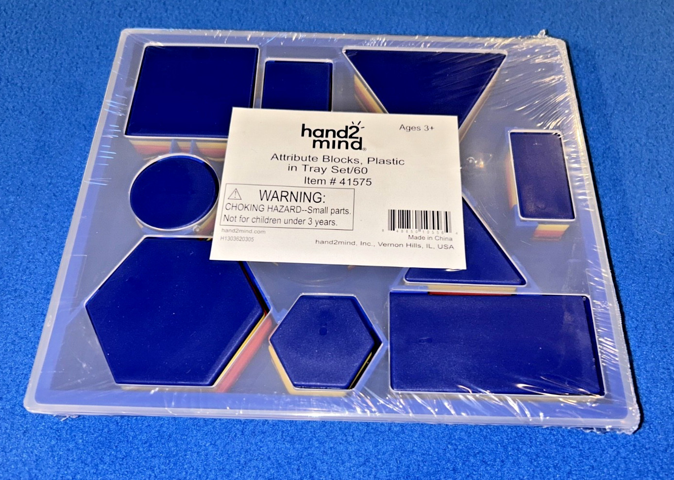Hand2mind Attribute Blocka Plastic in Tray Set of 60 Item #41575