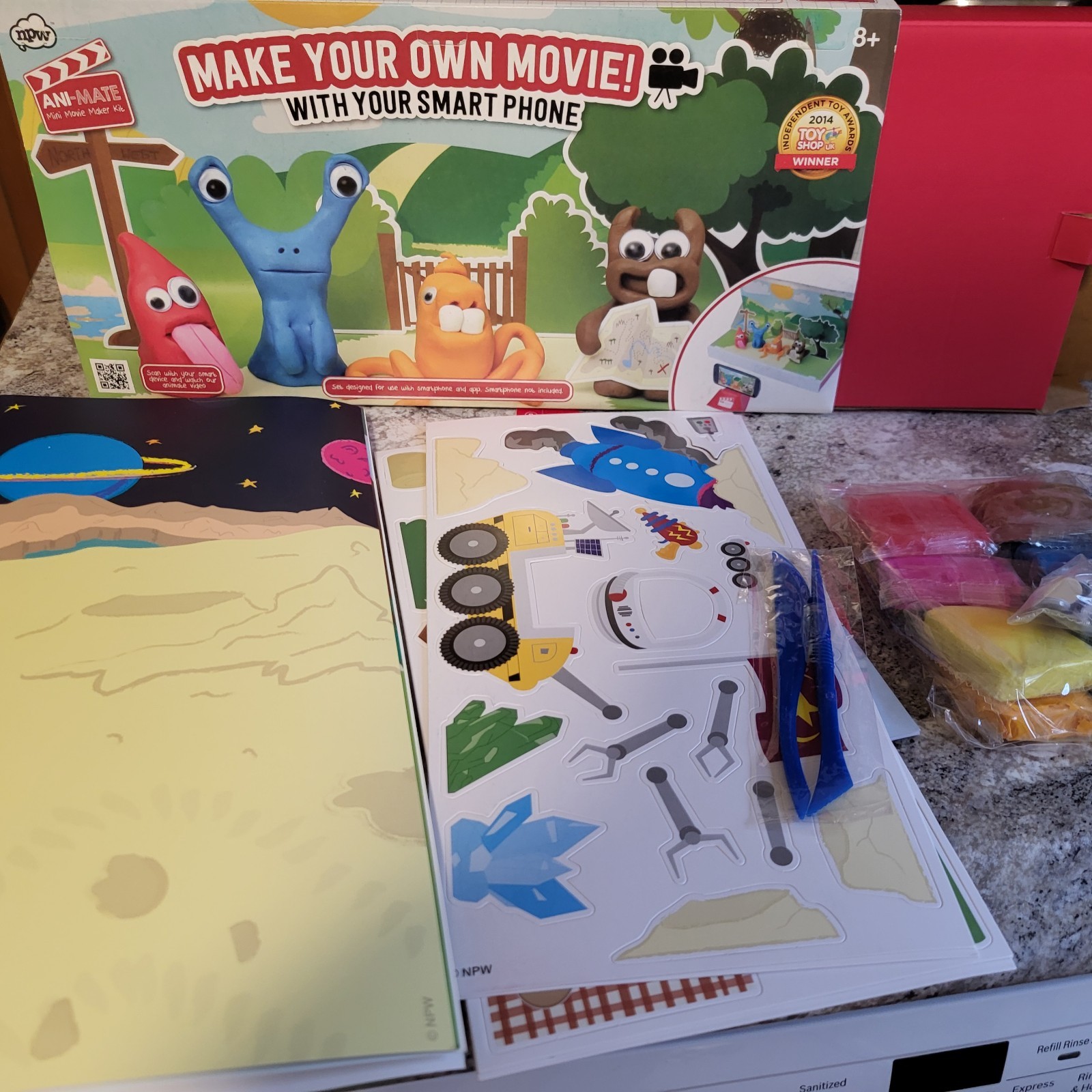 Animation Mini Movie Maker Kit Ages 8+ Plus Video Ideas Book Winner Of Awards