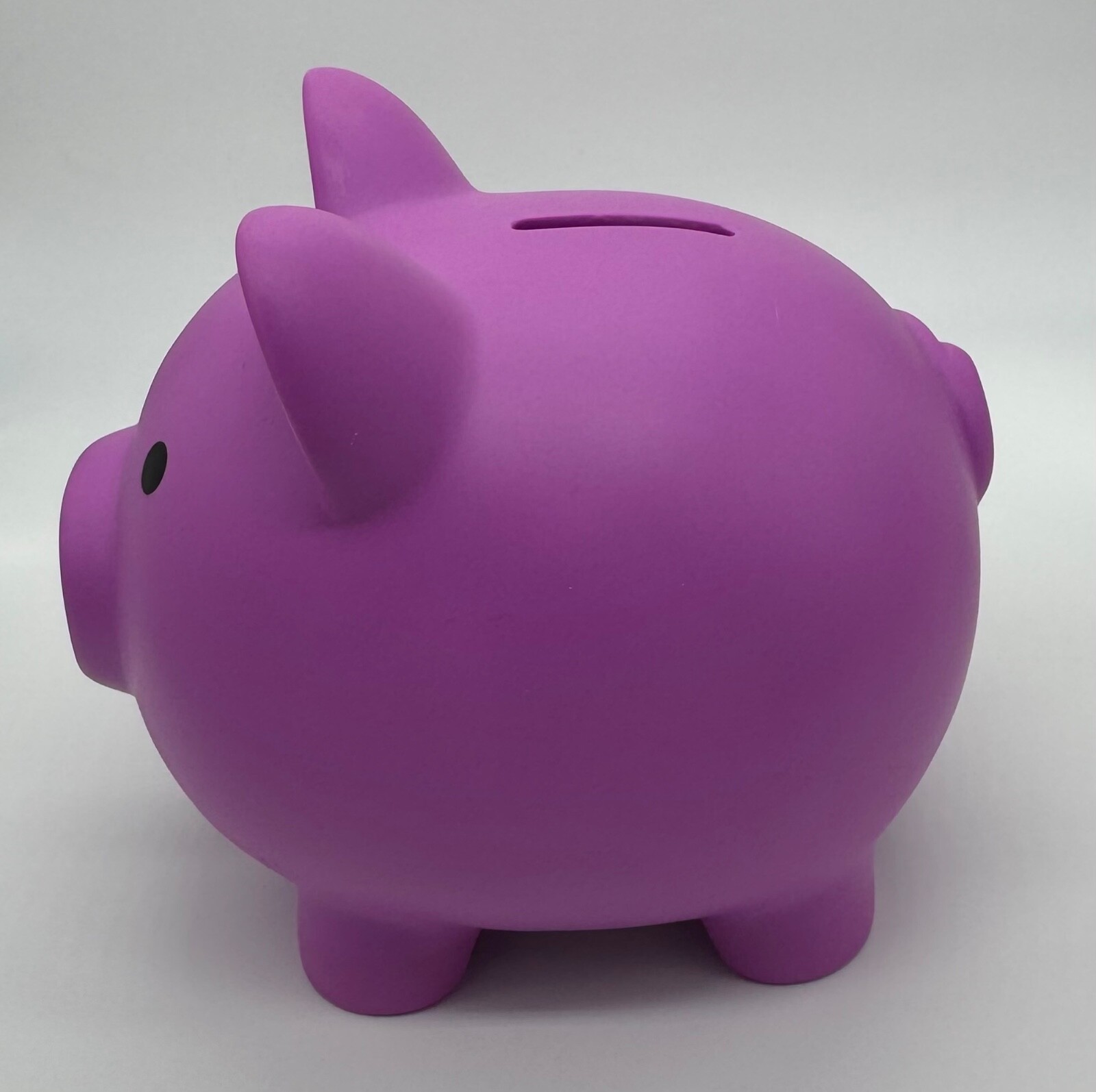 Plastic Piggy Bank w/ Play Coins