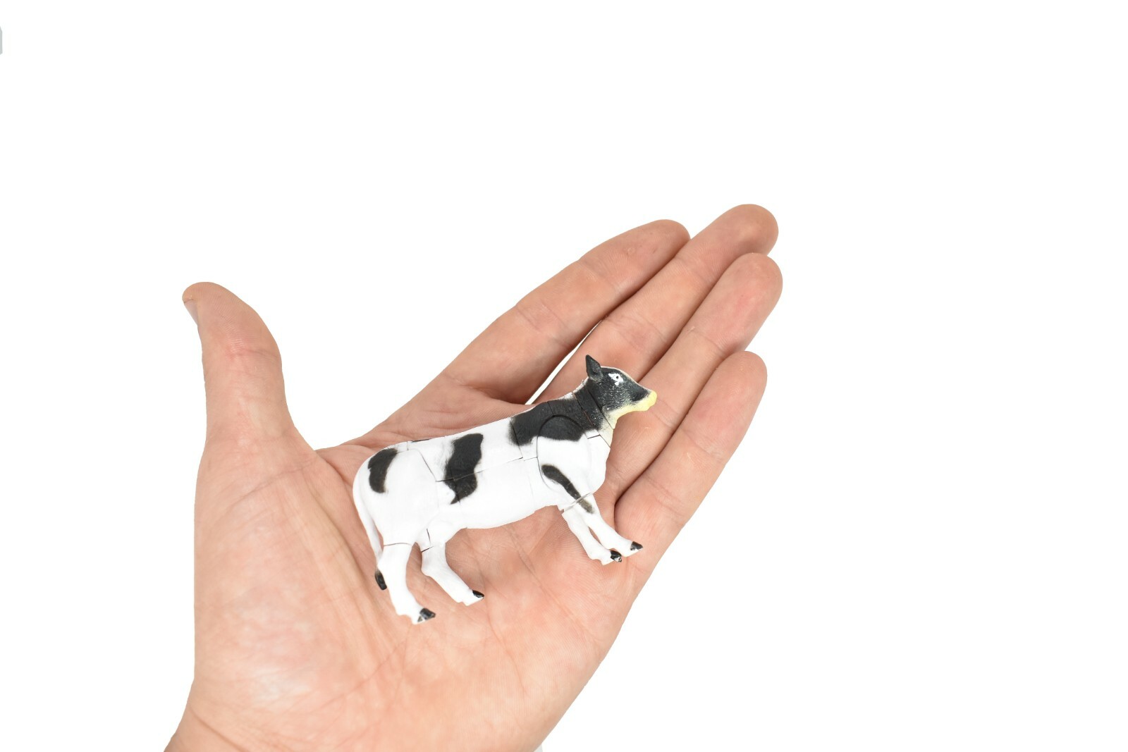 Cow, Black and White Holstein Realistic 3D Puzzle Toy Model Plastic 3.5″ F3046