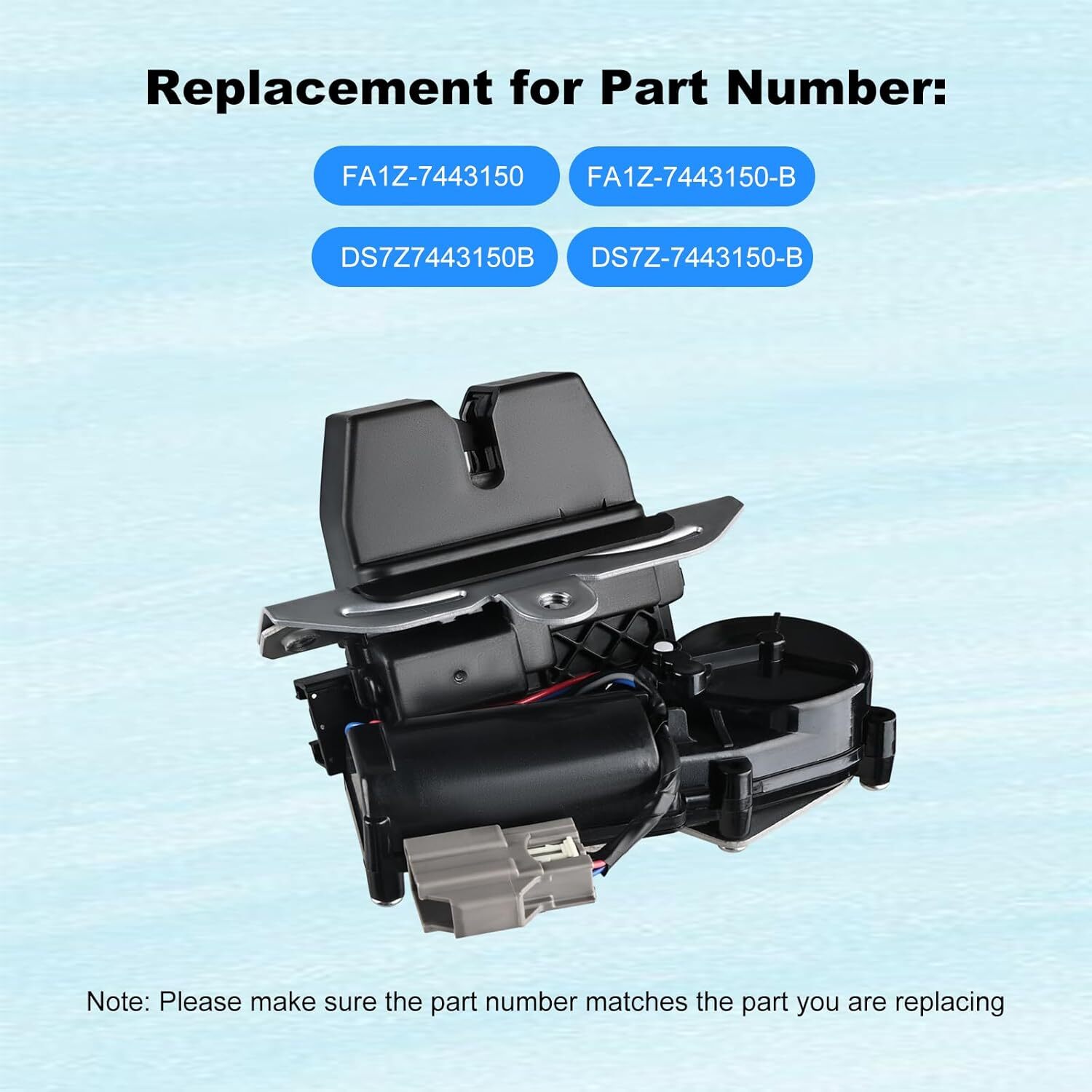 Liftgate Lock Actuator Trunk Latch Compatible with Ford Edge Escape Expedition
