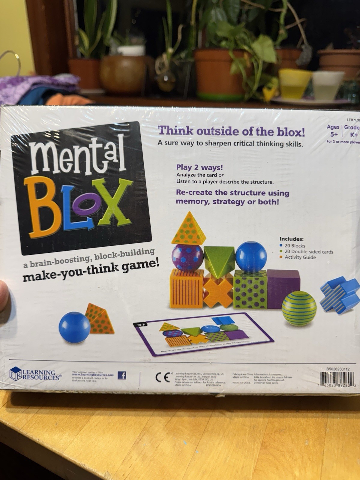 Learning Resources – Mental Blox – 3-D Puzzle Game – Sealed Box