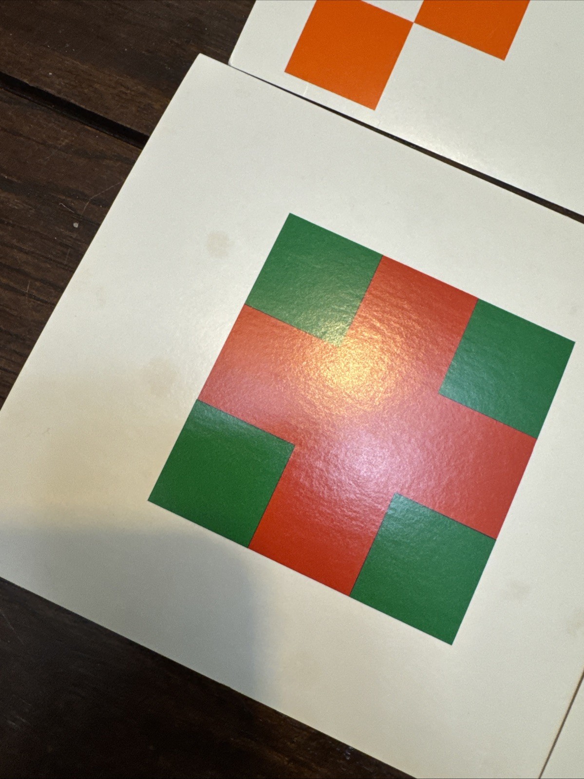 DLM Design Cards for Colored Inch Cubes p.111 cards 1-32 Developmental Learning